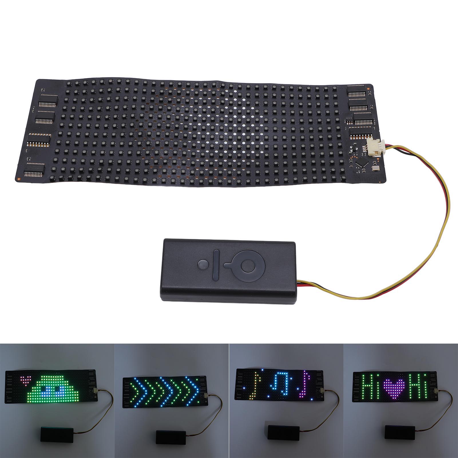 Darkroom Enlarger Lens - Pantalla LED Flexible de 12x32 Píxeles,