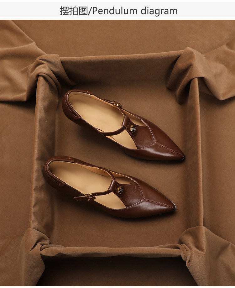 Vintage Collectible Shoes - Zapatos Mary Jane de Piel Genuina