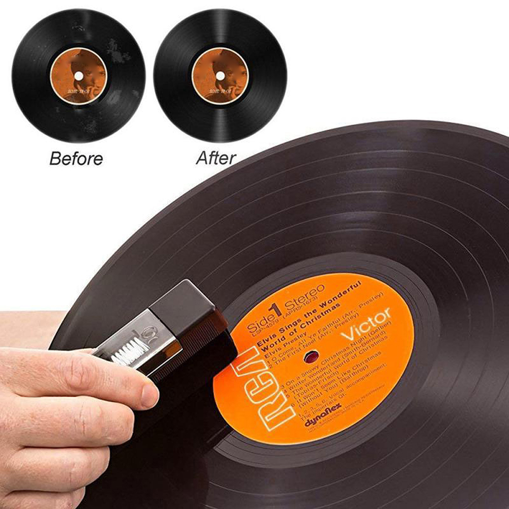 Vinyl Record Cleaner - Limpiador de discos de vinilo antiestático,