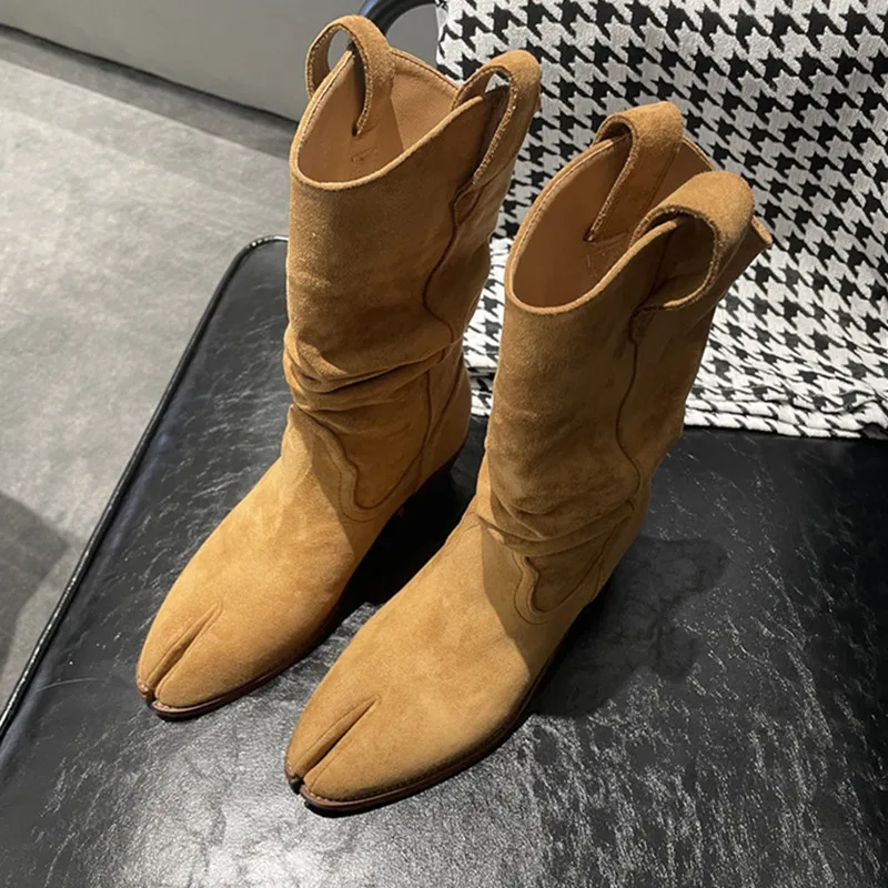 Vintage Zipper - Botas Vintage de moda con dedos