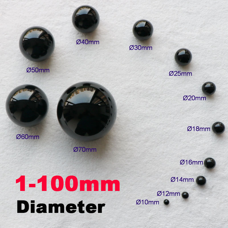 Vintage Collectible Marbles - Cuentas de Vidrio Negro de 1-100
