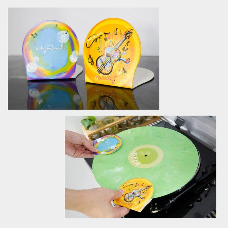 Vinyl Record Cleaner - Limpiador de discos de vinilo, almohadilla