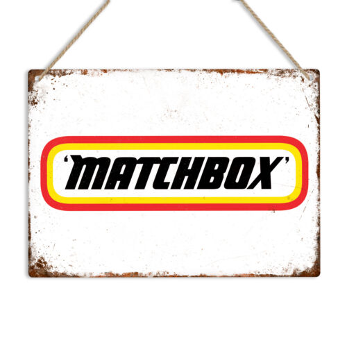 Vintage Toys Collector - Letrero Metálico Retro de Matchbox Toys,