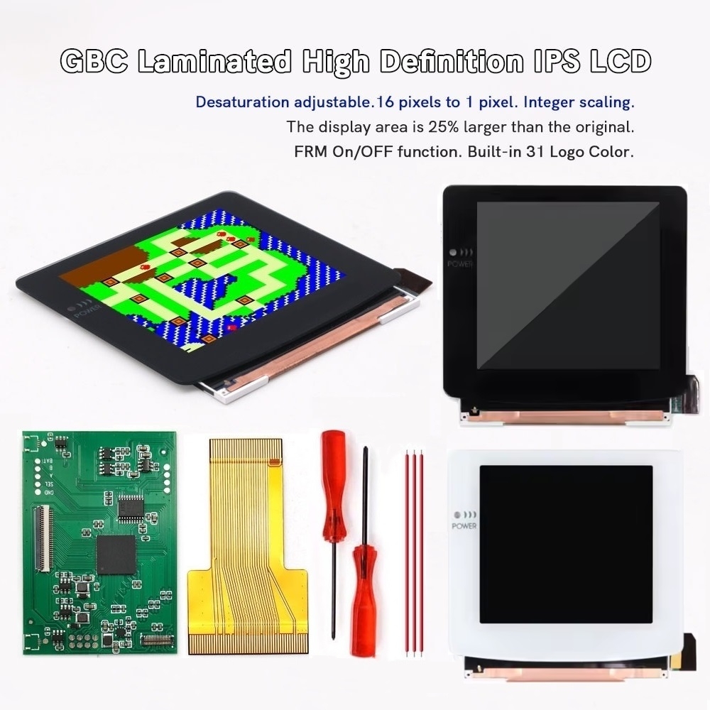 Vintage Game Collection - Kit de pantalla LCD Hispeedido de