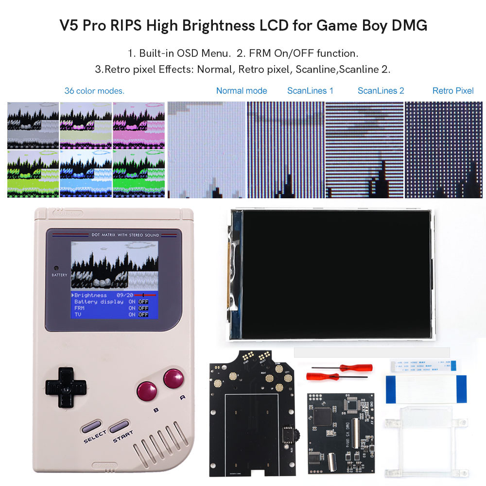 Vintage Game Collection - HISPEEDIDO Para GB Dmg V5 Pro,