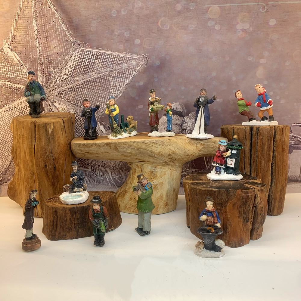 Vintage Collectible Ornaments - Figuras de Resina en Miniatura de