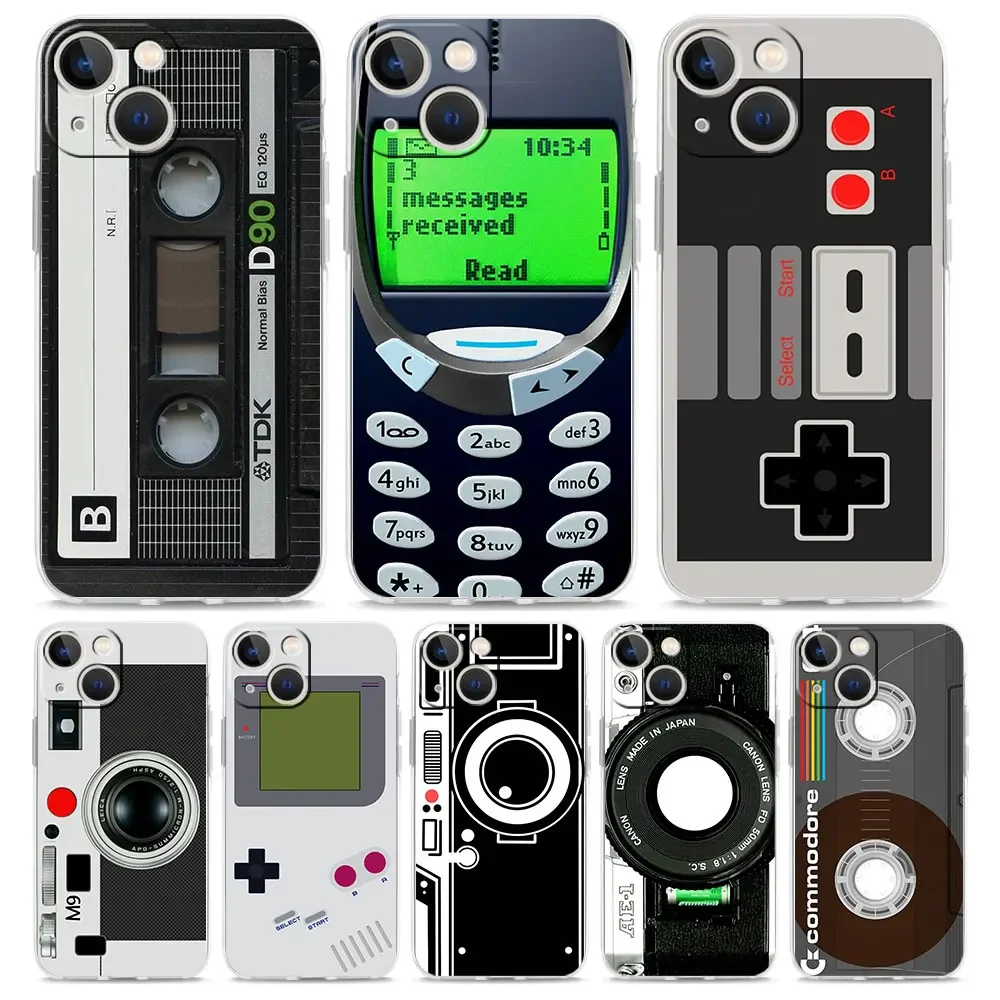 Vintage Game Collection - Funda Vintage con Diseño de Cámara