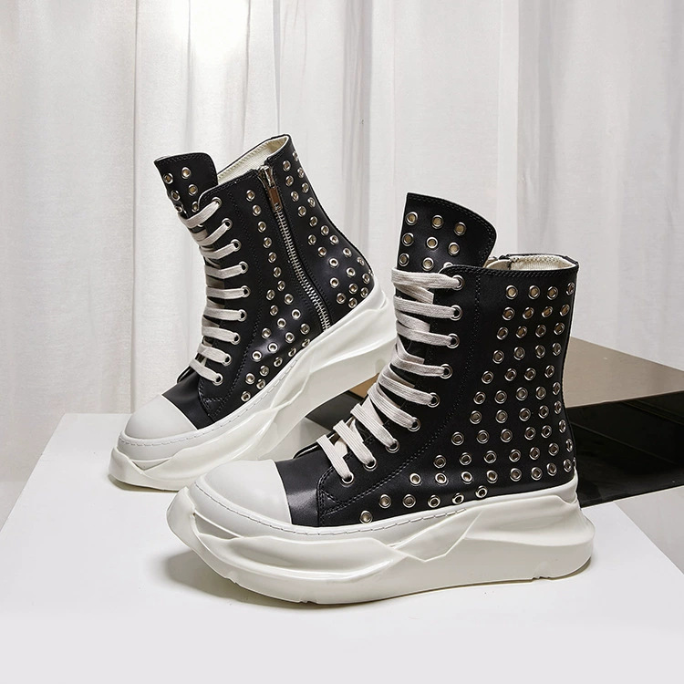 Vintage Zipper - Zapatos Vintage para Hombre, Botas de