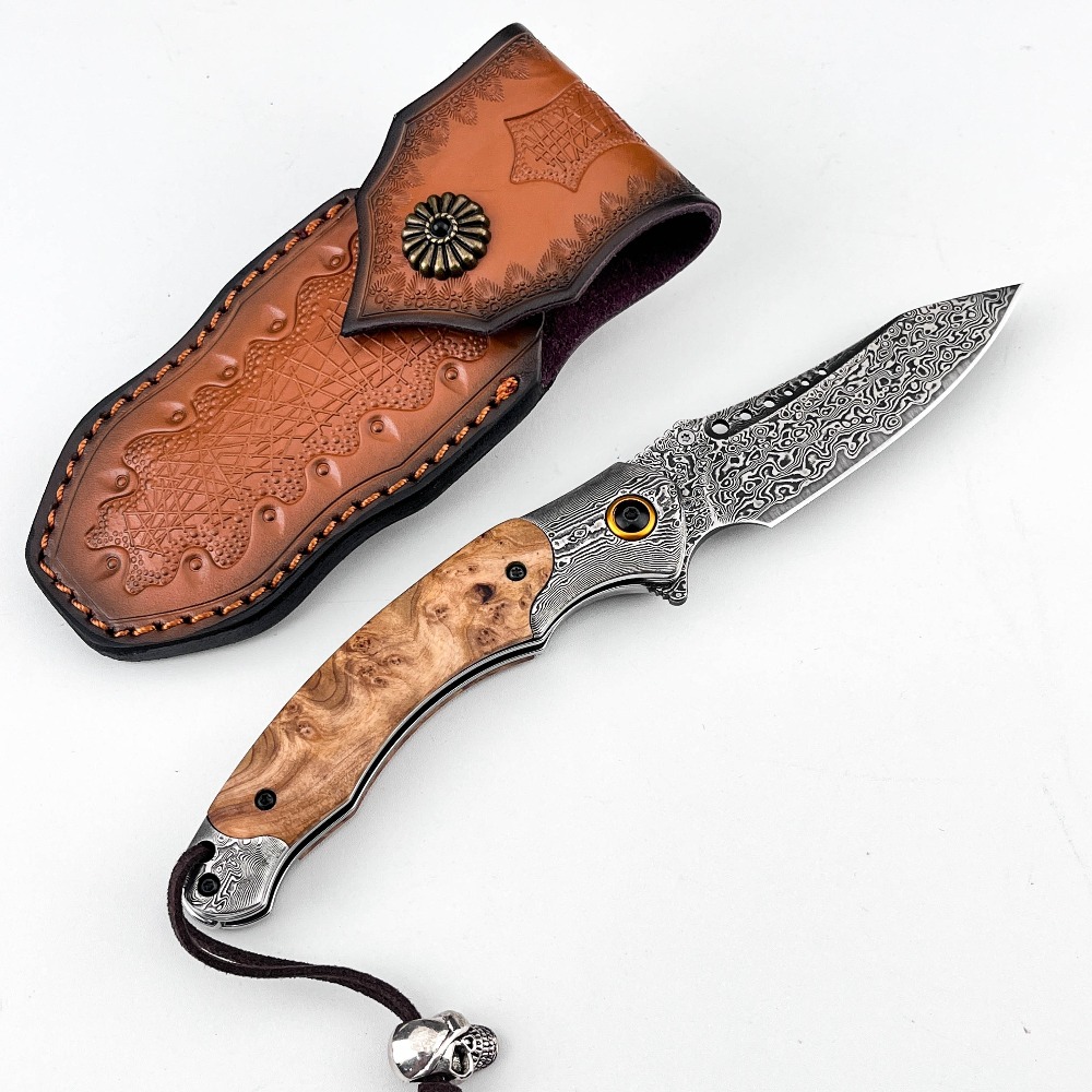 Vintage Collectible Knife - Cuchillo Plegable de Alta Dureza con