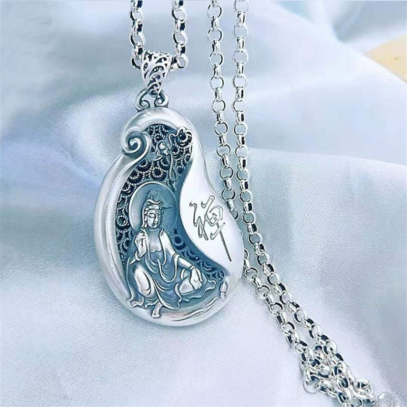 Vintage Things Collection - Colgante de loto de Buda Avalokitesvara