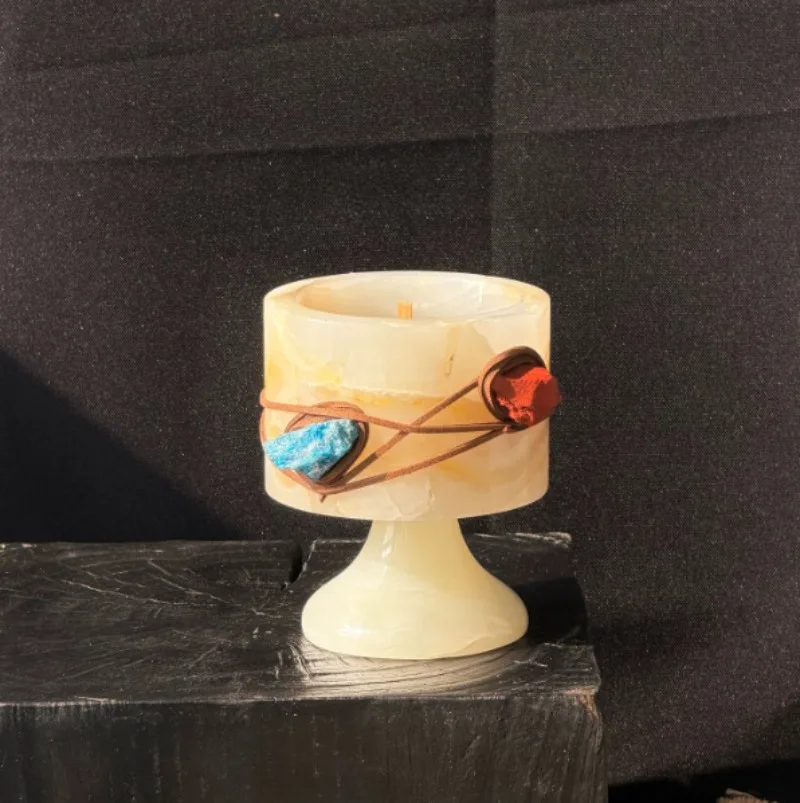 Portavelas Nórdico de Ámbar y  - Vintage Collectible Marbles reseña y precio