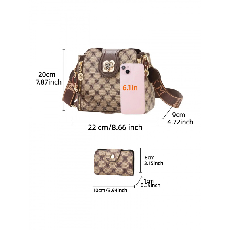 Bolso de hombro con estampado  - Vintage Zipper reseña y precio