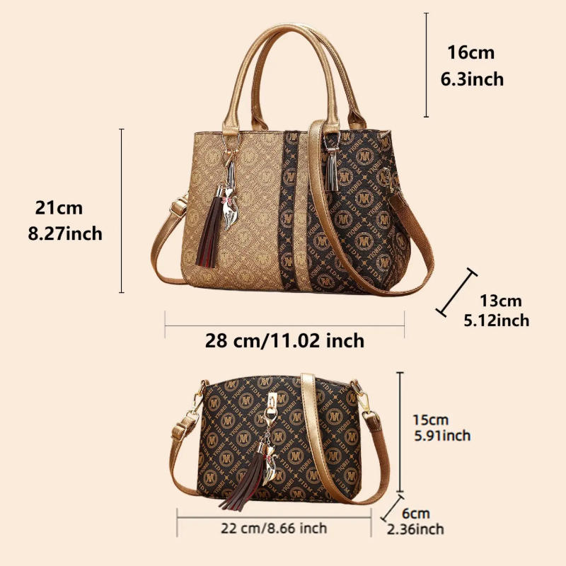 Conjunto de Bolsos de Mano par - Vintage Zipper reseña y precio