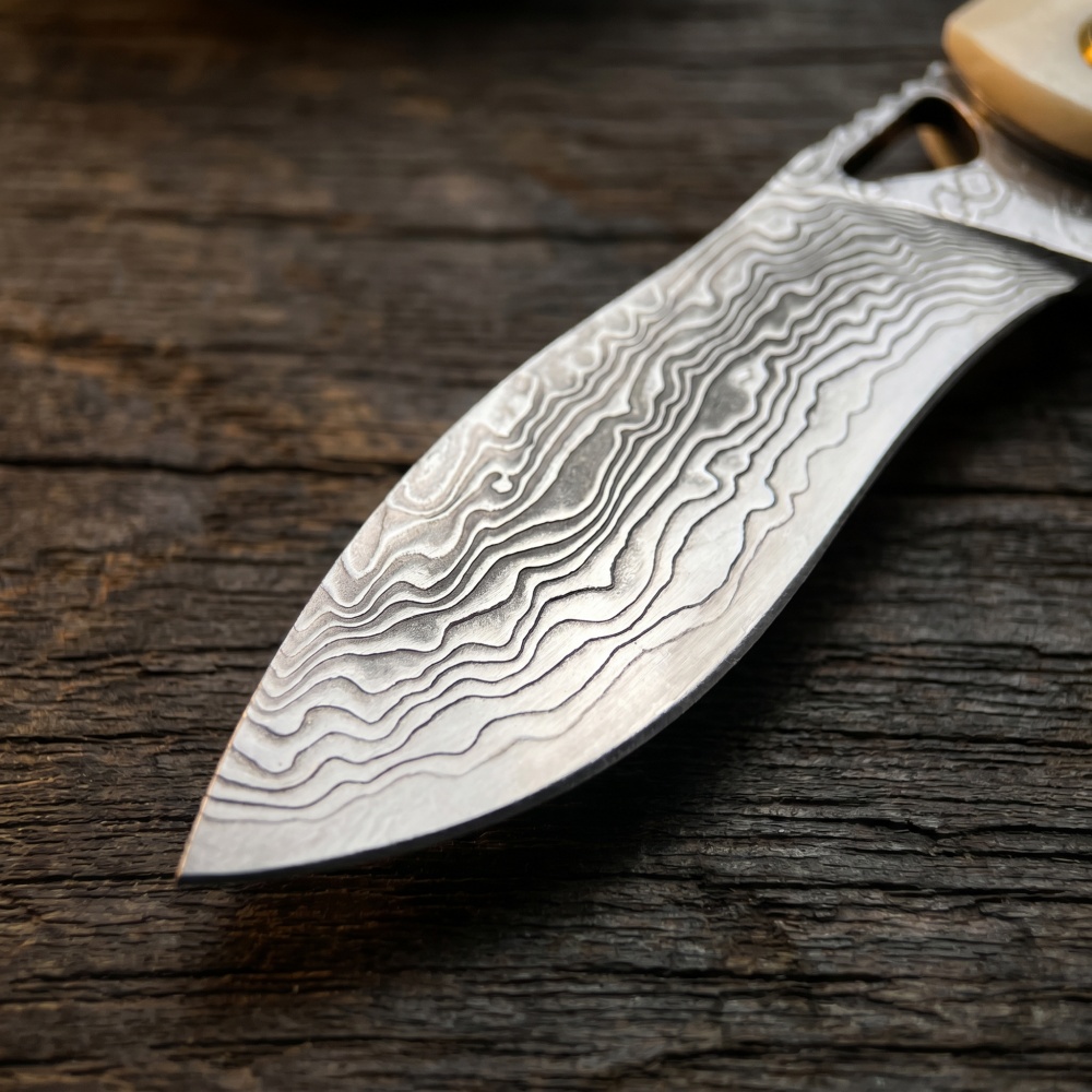 Cuchillo plegable pequeño de a - Vintage Collectible Knife reseña y precio