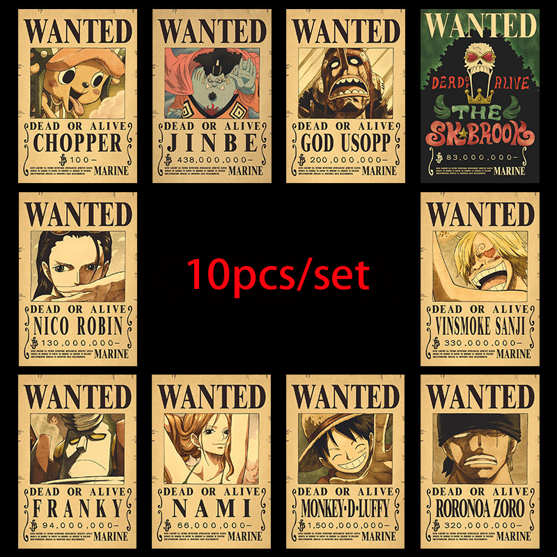 10 Piezas de Pósters de Anime  - Vintage Things Collection reseña y precio
