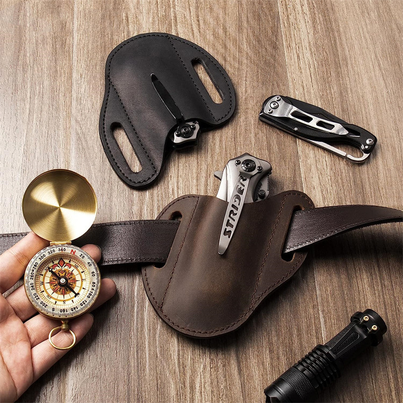 Funda de cuero genuino para so - Vintage Collectible Knife reseña y precio