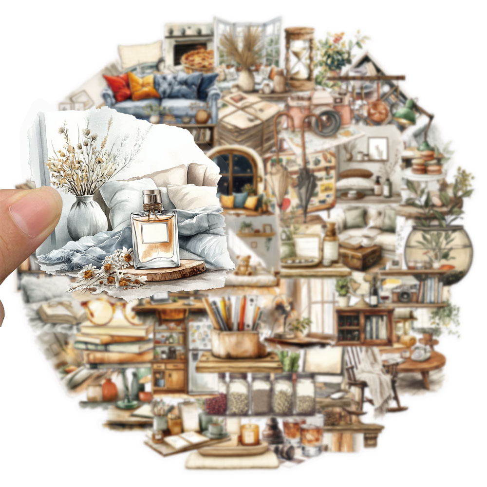 Juego de pegatinas de la serie - Vintage Things Collection reseña y precio