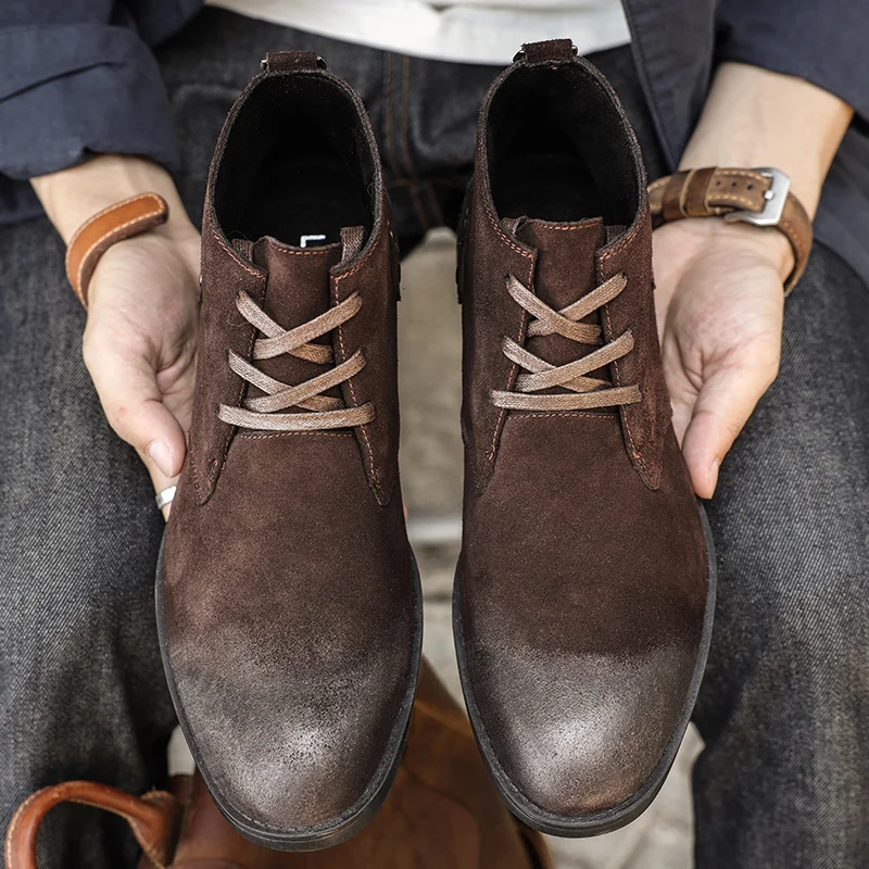 Nuevos botines de ante vacuno  - Vintage Zipper reseña y precio
