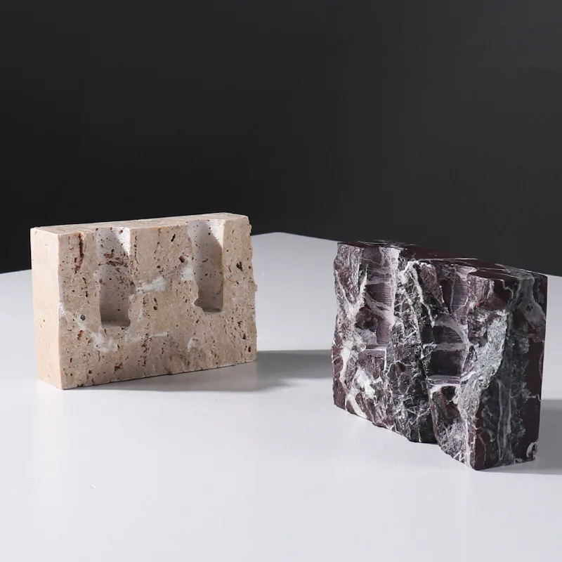 Portavelas de piedra de mármol - Vintage Collectible Marbles reseña y precio