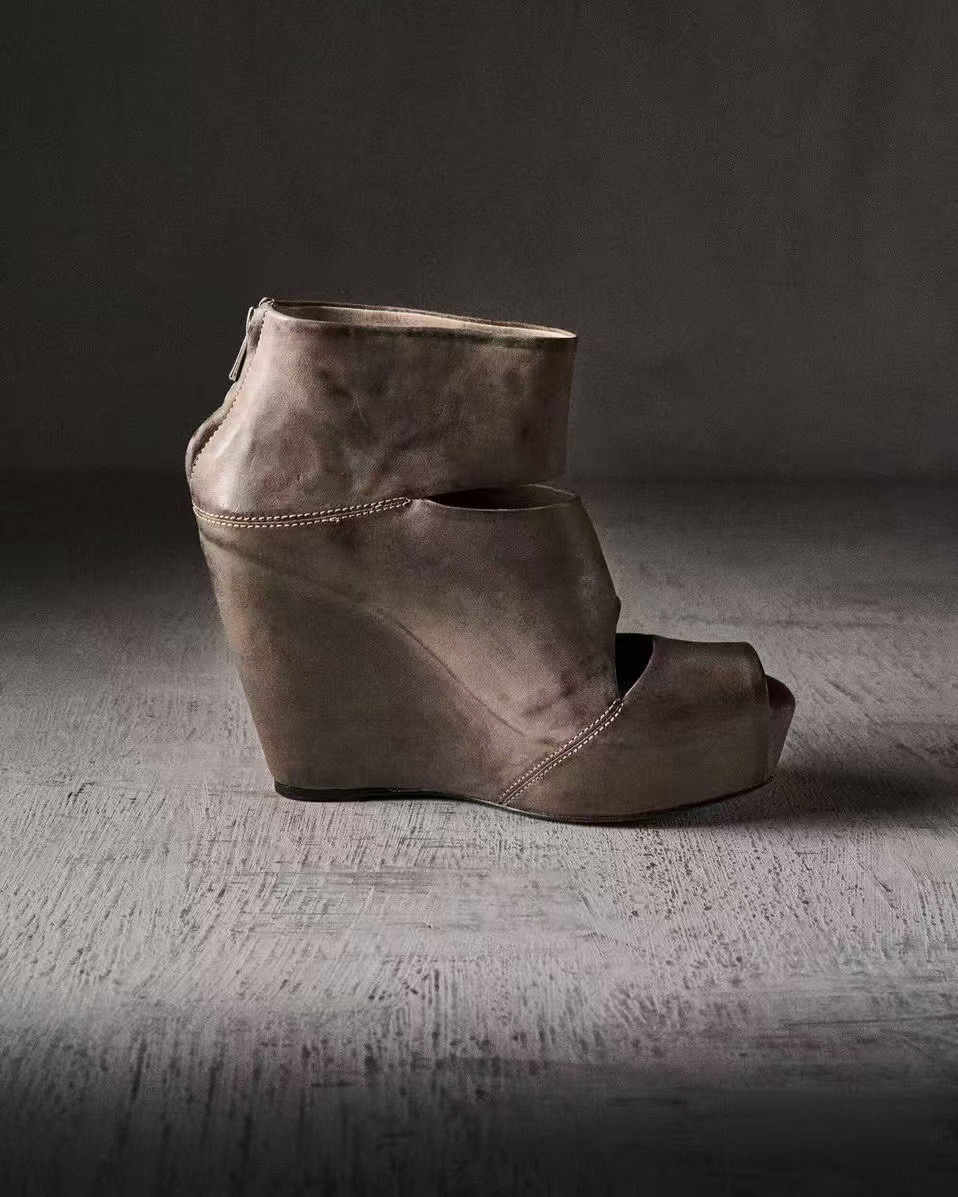 Nuevas sandalias de moda gótic - Vintage Zipper reseña y precio