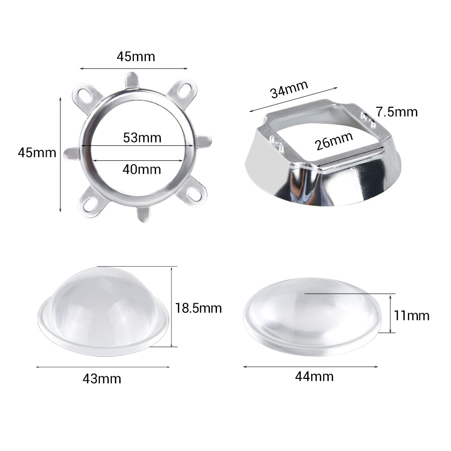 1 Juego de lentes LED de 44mm  - Darkroom Enlarger Lens reseña y precio