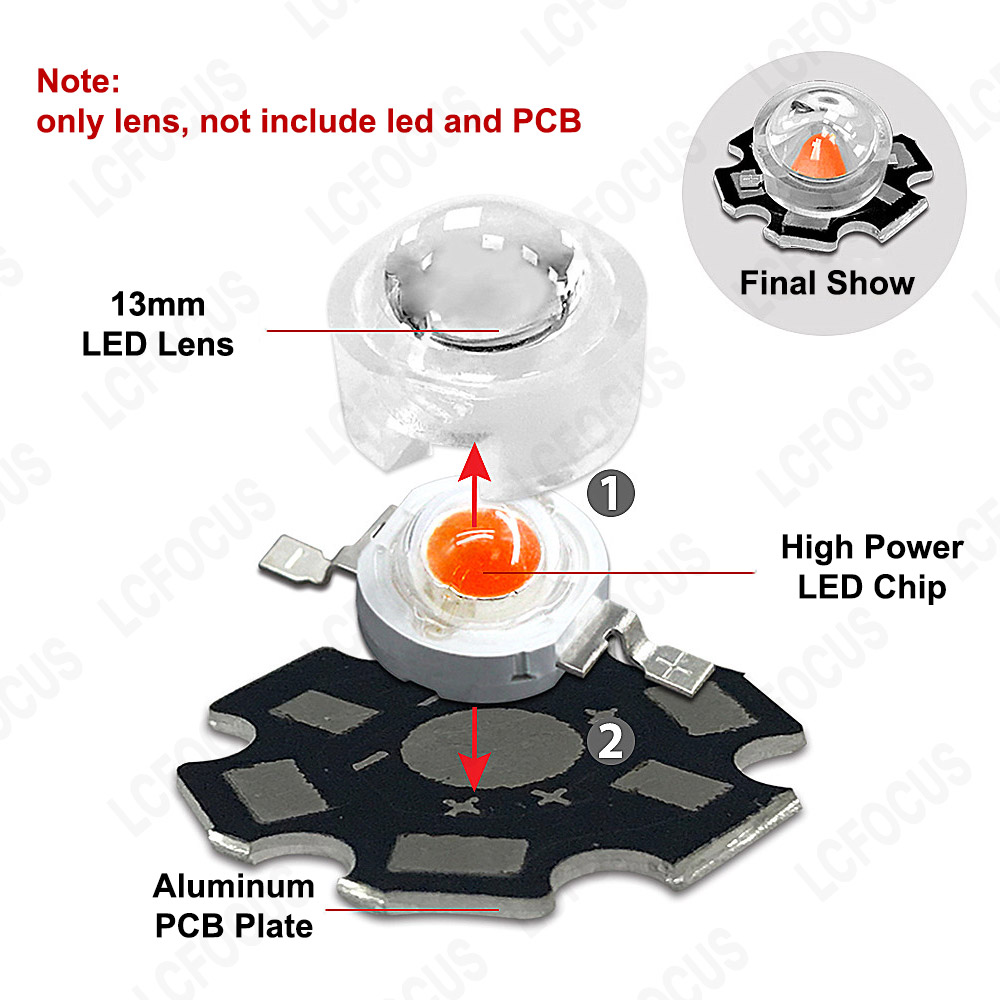 Mini lente LED de 13mm 1W 3W 1 - Darkroom Enlarger Lens reseña y precio