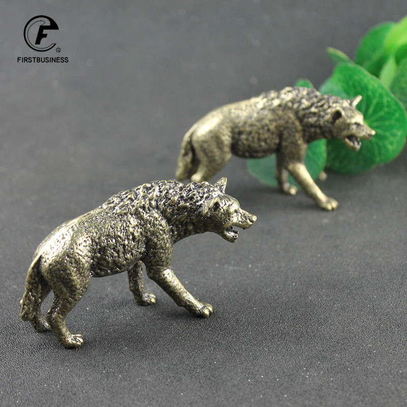 Figura de hiena de latón maciz - Vintage Collectible Ornaments reseña y precio