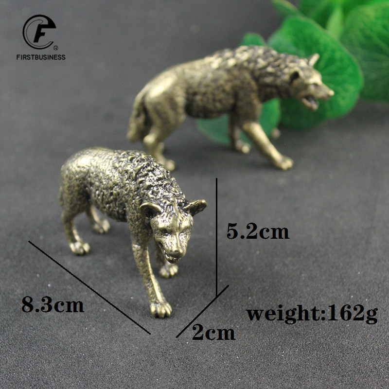 Figura de hiena de latón maciz - Vintage Collectible Ornaments reseña y precio