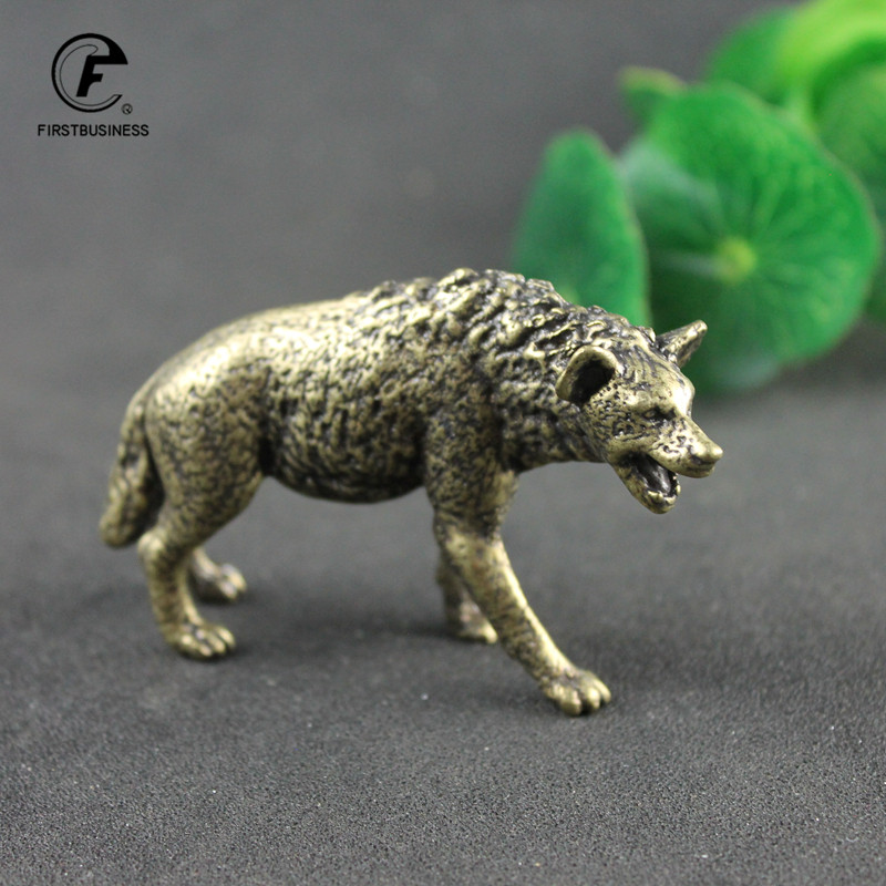 Figura de hiena de latón maciz - Vintage Collectible Ornaments reseña y precio