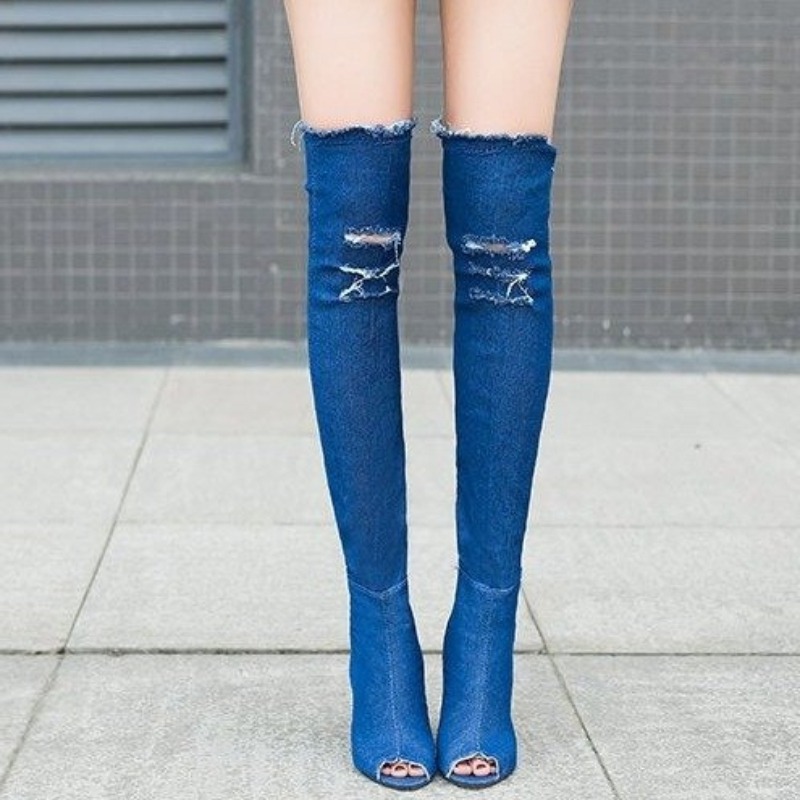 Botas de tacón alto fino vinta - Vintage Zipper reseña y precio
