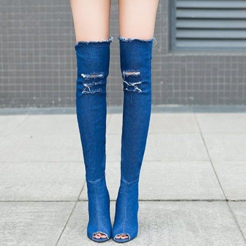 Botas de tacón alto fino vinta - Vintage Zipper reseña y precio