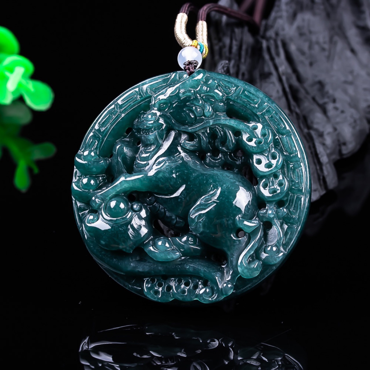 Colgante de Dragón de Jadeíta  - Vintage Necklace reseña y precio