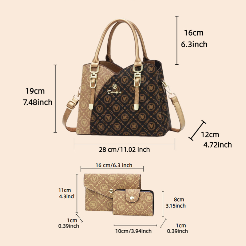 Bolsos de Mano Estampados Vint - Vintage Zipper reseña y precio