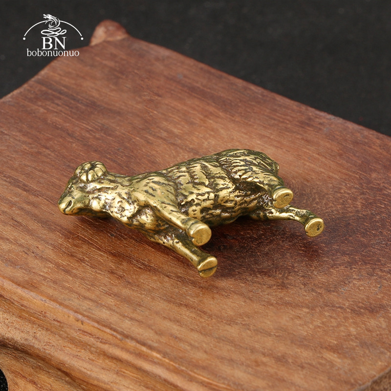 Estatuilla de cabra de latón V - Vintage Collectible Ornaments reseña y precio