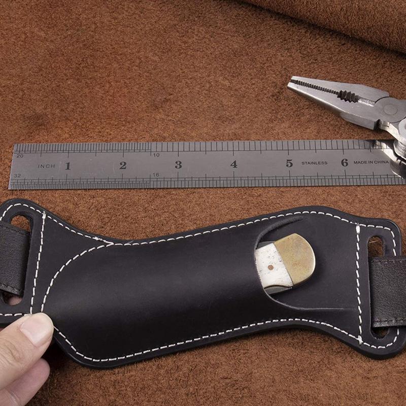 Funda de cuero Vintage para ci - Vintage Collectible Knife reseña y precio