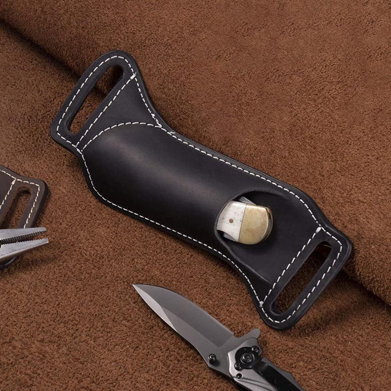 Funda de cuero Vintage para ci - Vintage Collectible Knife reseña y precio