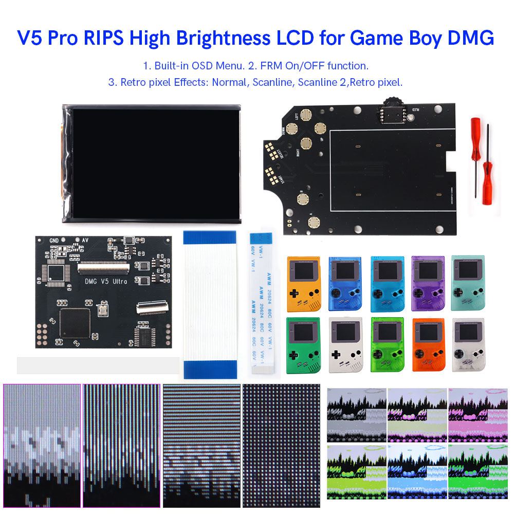 HISPEEDIDO Para GB Dmg V5 Pro, - Vintage Game Collection reseña y precio