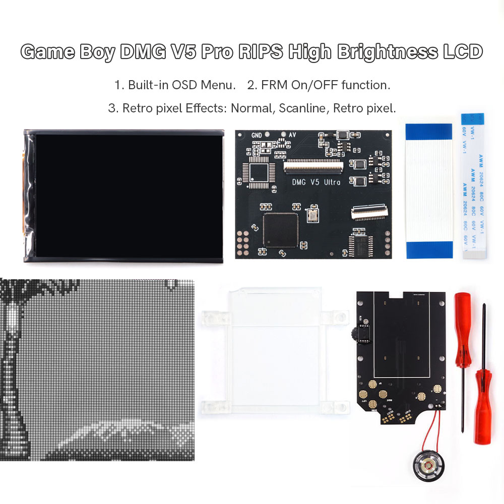 HISPEEDIDO Para GB Dmg V5 Pro, - Vintage Game Collection reseña y precio