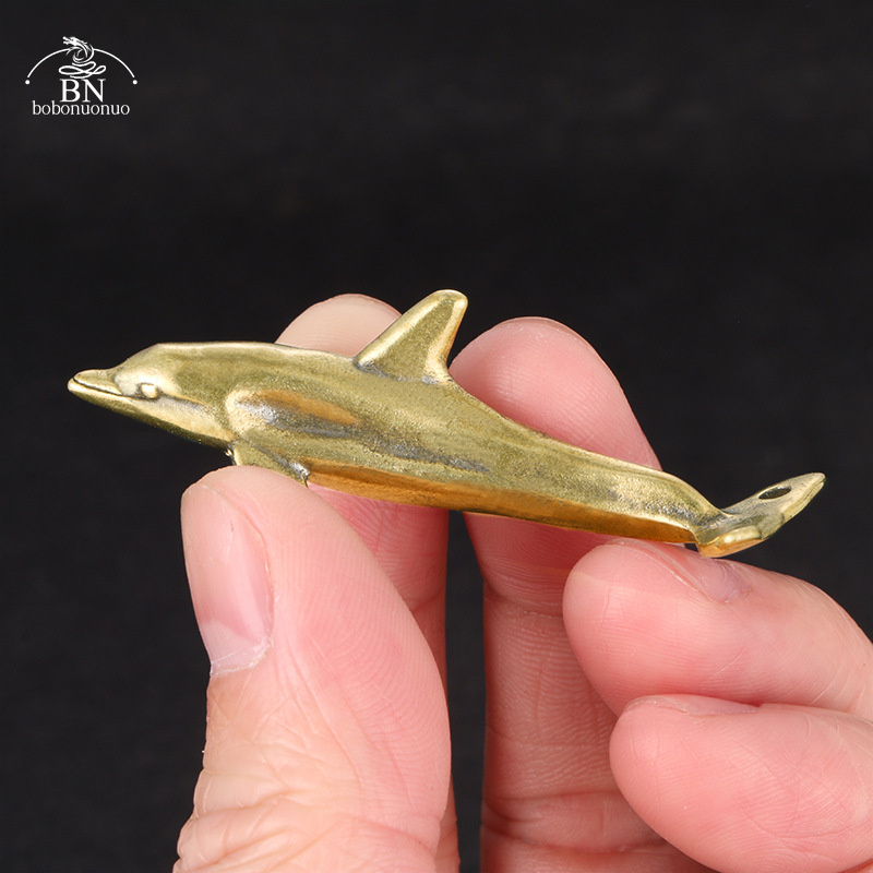 Adornos de delfín de latón mac - Vintage Collectible Ornaments reseña y precio