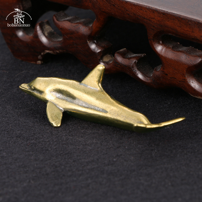 Adornos de delfín de latón mac - Vintage Collectible Ornaments reseña y precio