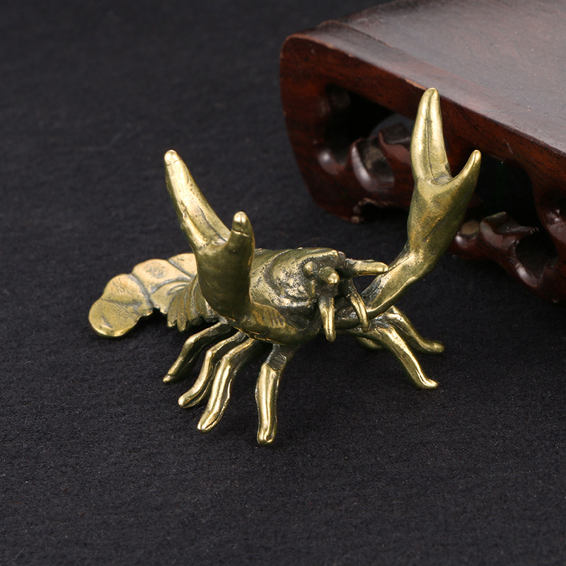 【F】Adorno de cangrejo de latón - Vintage Collectible Ornaments reseña y precio