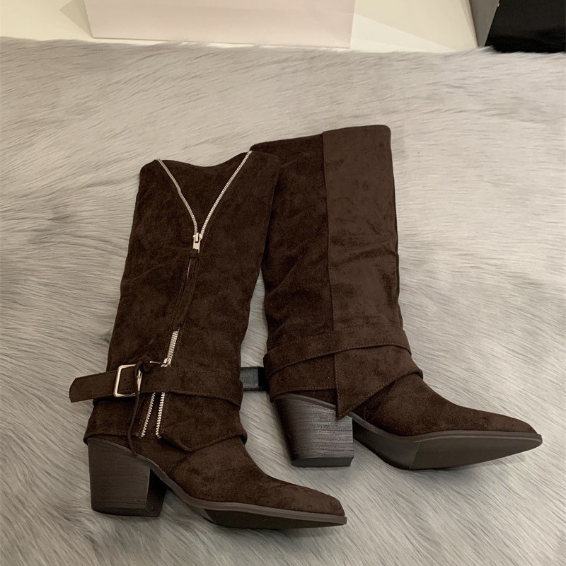 Botas de mujer de cuero de ant - Vintage Zipper reseña y precio